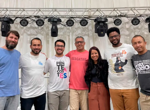 Músicos presentes no Encontro Diocesano de Jovens da RCC de São Mateus / Foto: Reprodução do Instagram